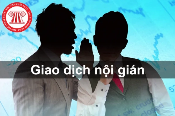 Minh họa giao dịch nội gián trong lĩnh vực kinh tế