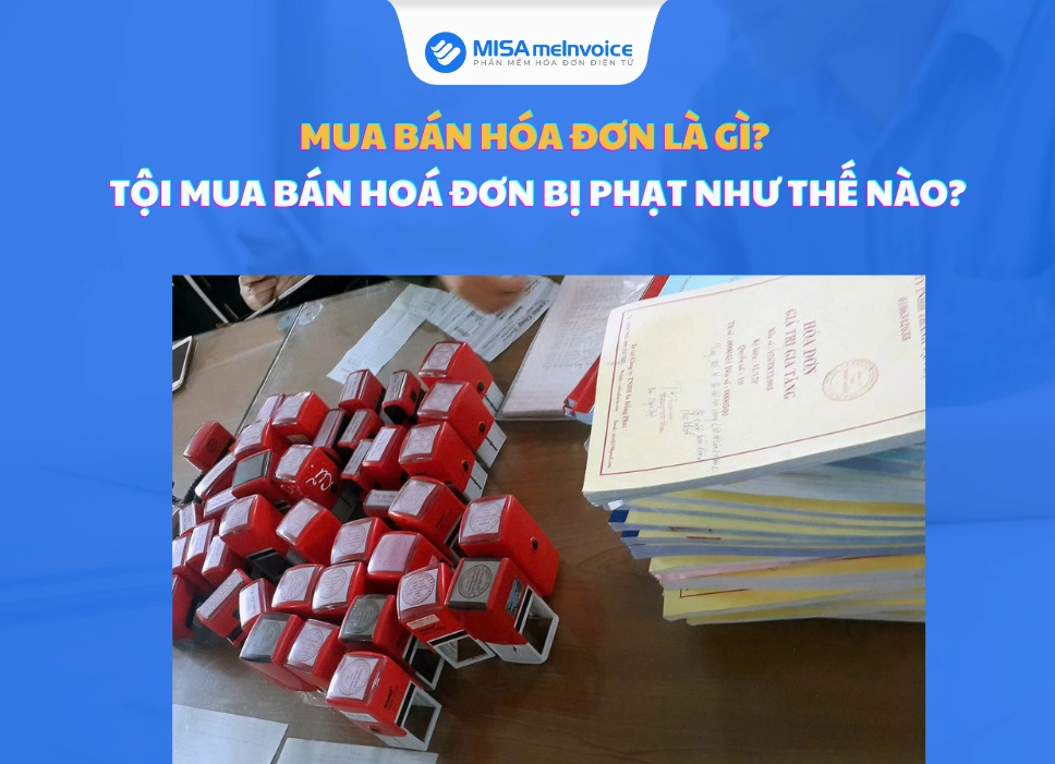 Minh họa hành vi mua bán hóa đơn trái phép
