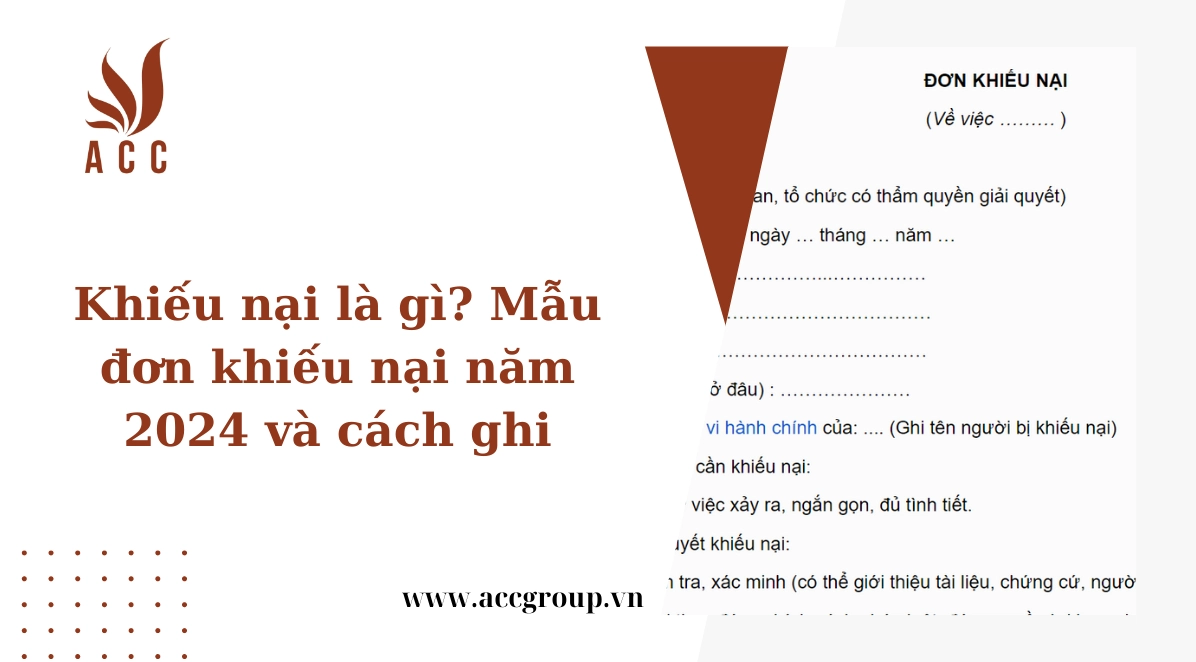 Minh họa khái niệm khiếu nại là gì và cách ghi mẫu đơn khiếu nại