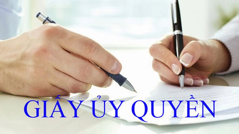 Minh họa mẫu giấy ủy quyền thông dụng trong các giao dịch dân sự