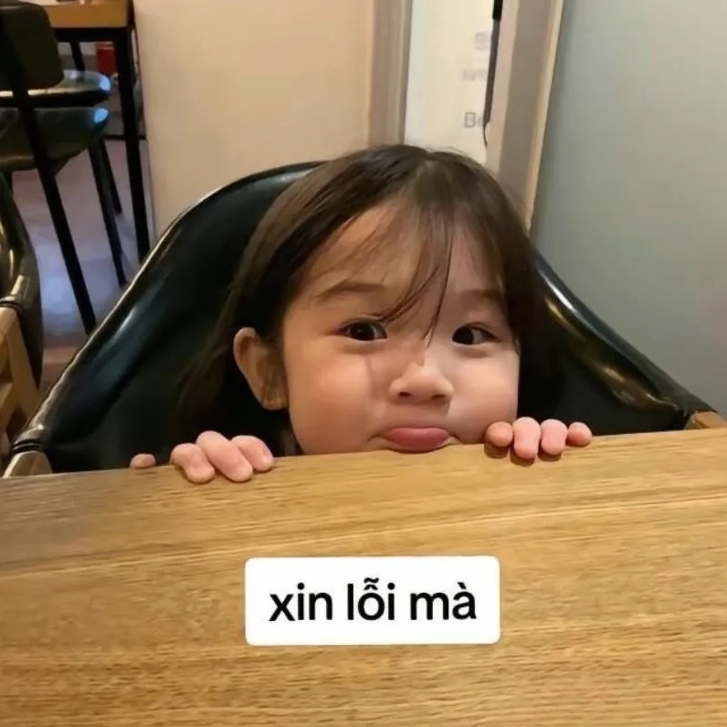 Một cái cúi đầu và ảnh meme xin lỗi là đủ
