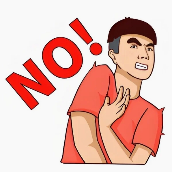 Một chiếc ảnh meme từ chối chung chung dùng trong mọi hoàn cảnh