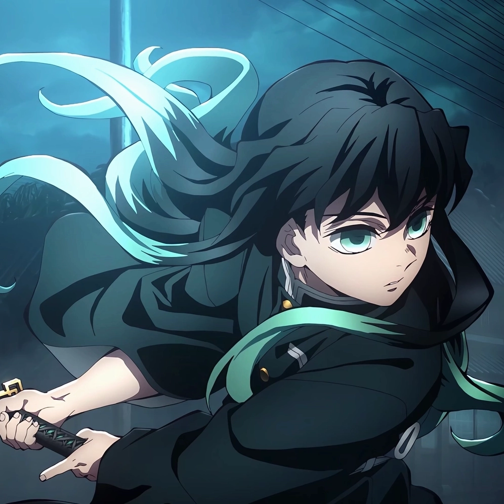 Muichiro với thần thái lạnh lùng nhưng cực kỳ cuốn hút