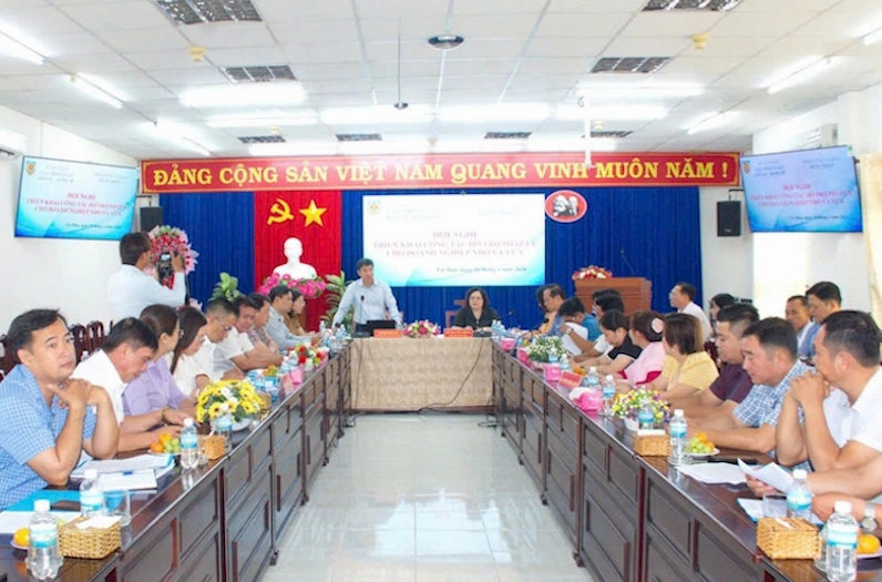 Nâng cao hiệu quả hỗ trợ pháp lý cho doanh nghiệp tỉnh Cà Mau