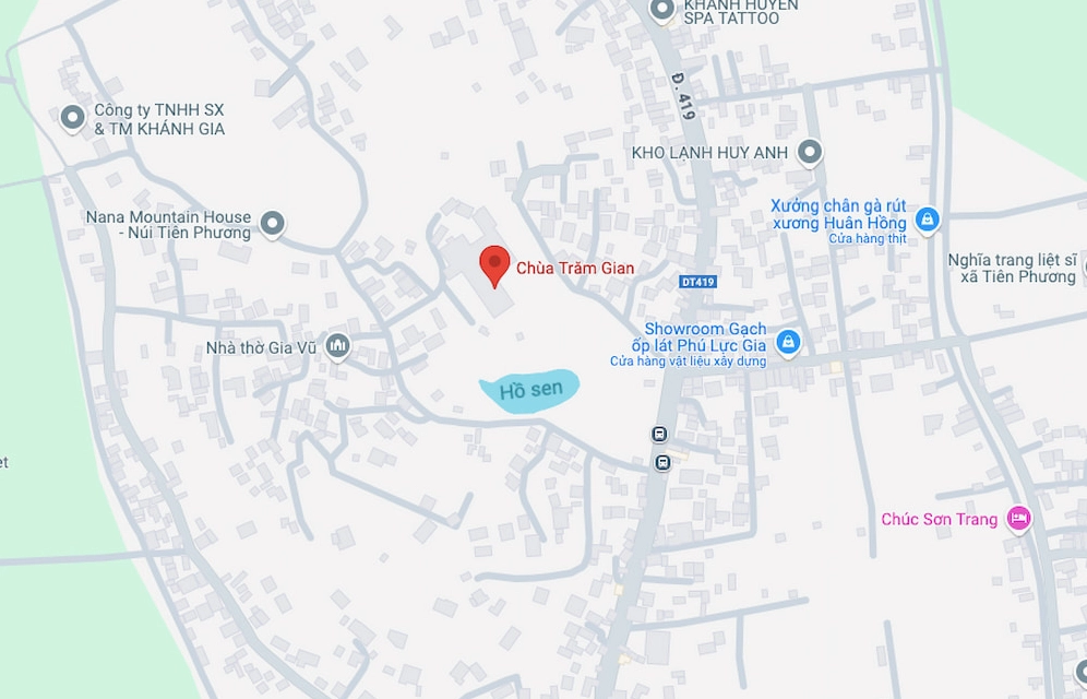 Nét đẹp kiến trúc cổ kính hòa quyện cùng thiên nhiên tại chùa Trăm Gian