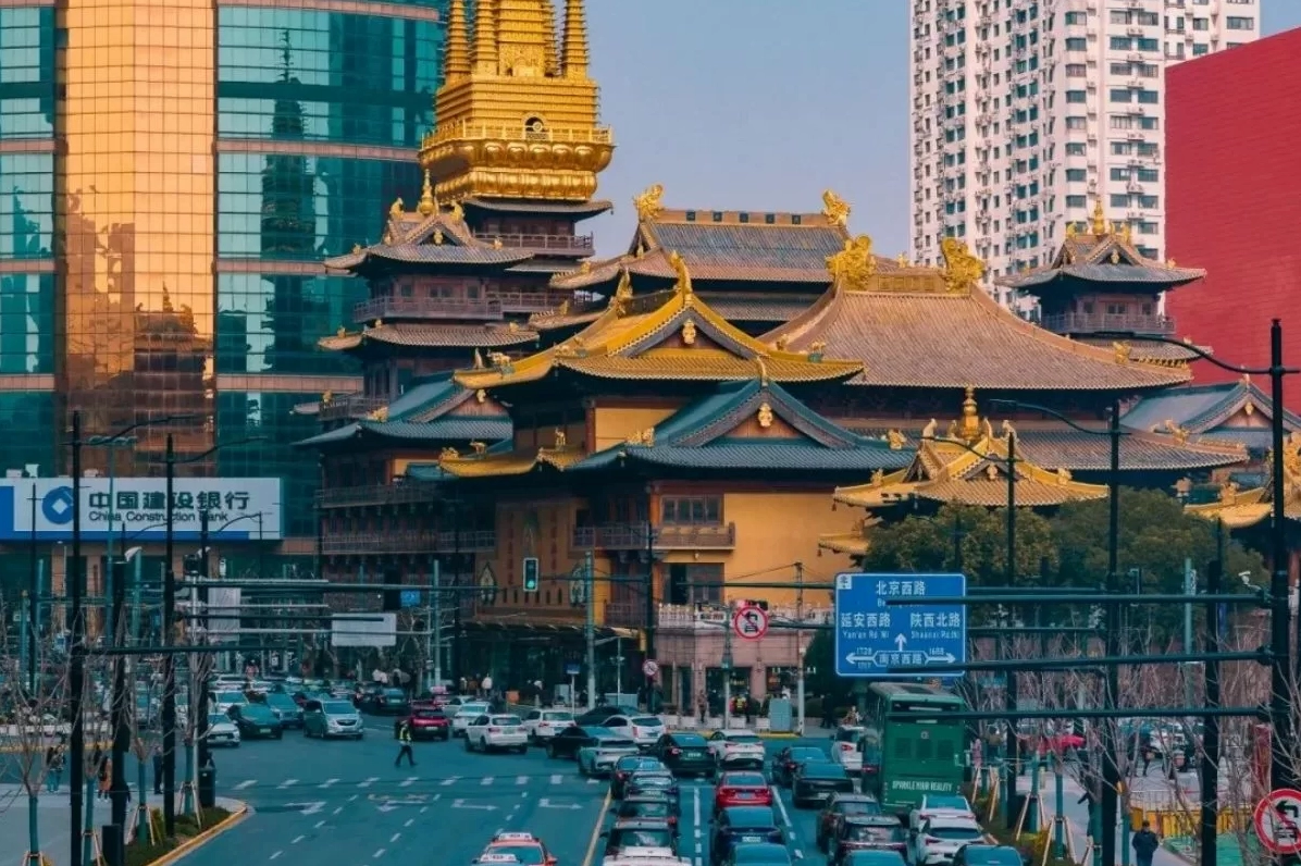 Nét đẹp kiến trúc cổ kính tại Chùa Tĩnh An Thượng Hải