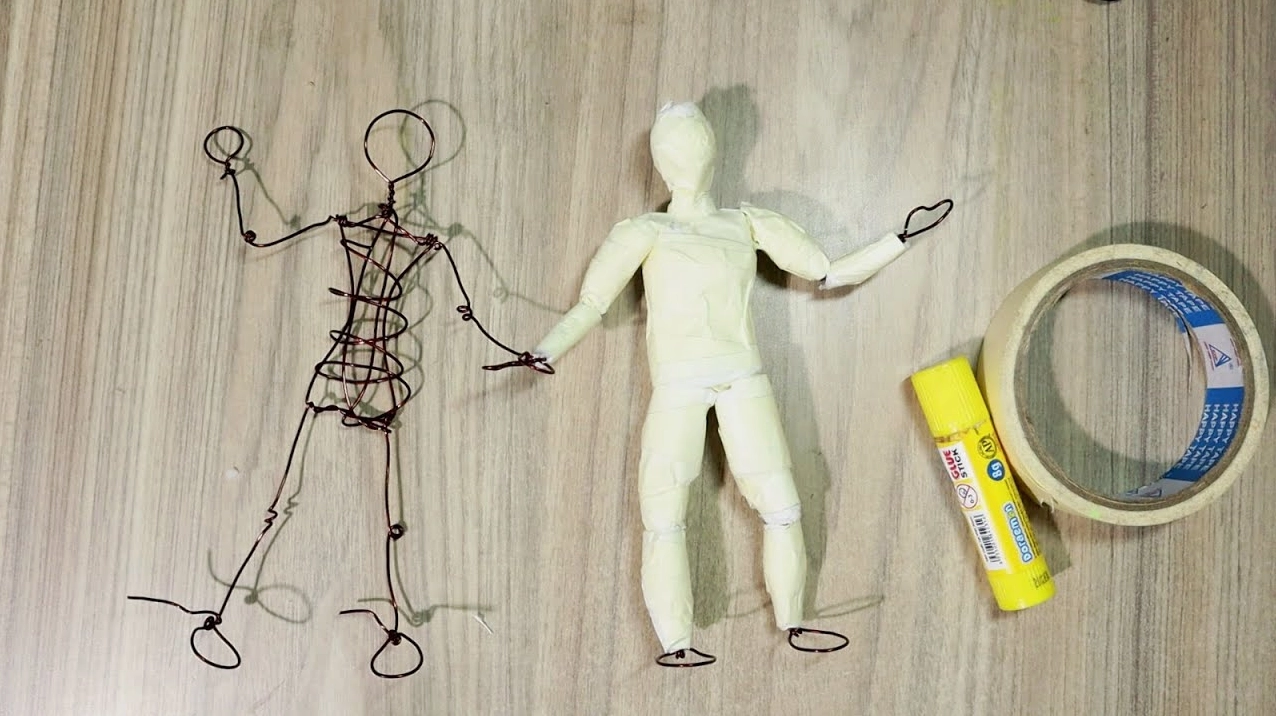 Nhân Vật 3D Từ Dây Thép Hướng Dẫn Tạo Dáng Sống Động Sáng Tạo