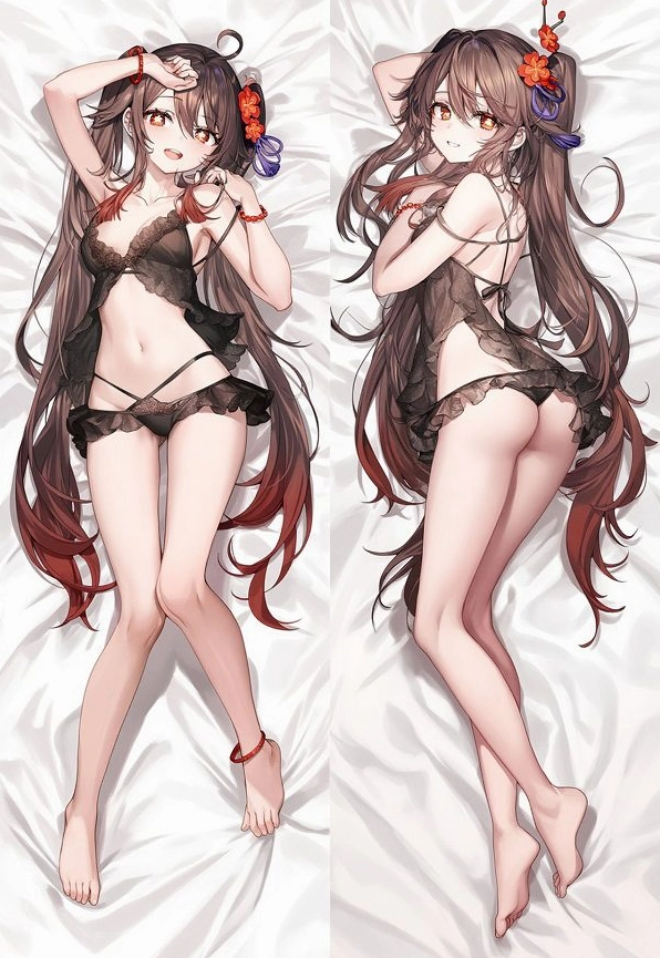 Nhân vật anime nữ đầy nóng bỏng tự tin thả dáng trên bãi biển mùa hè