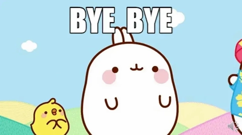 Nhẹ nhàng buông tay với hình bye đầy tinh tế