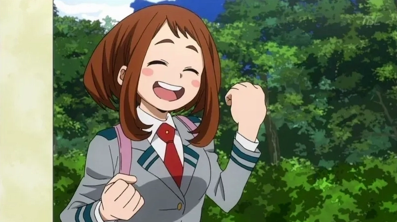 Ochako Uraraka là cô gái sở hữu năng lực Zero Gravity độc đáo