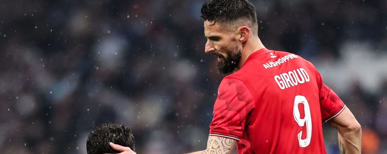 Olivier Giroud tỏa sáng ghi bàn giúp Lille đánh bại đối thủ Marseille tại Ligue 1