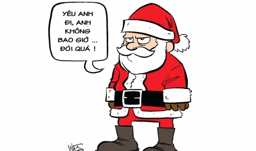 Ông già Giáng sinh vui nhộn nhảy múa