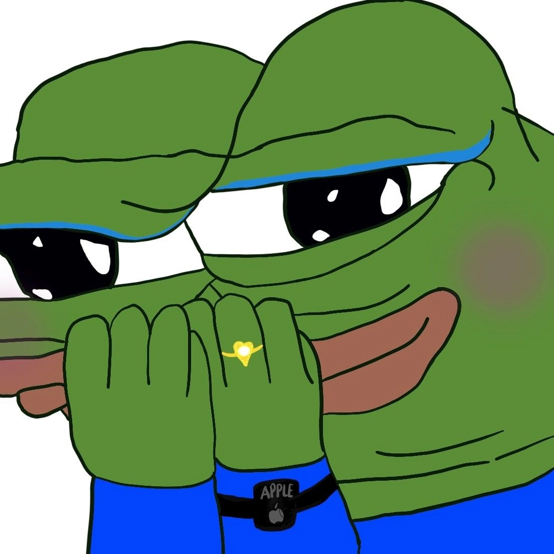 Pepe meme đã trở thành biểu tượng kinh điển trong văn hóa internet với nụ cười tự mãn