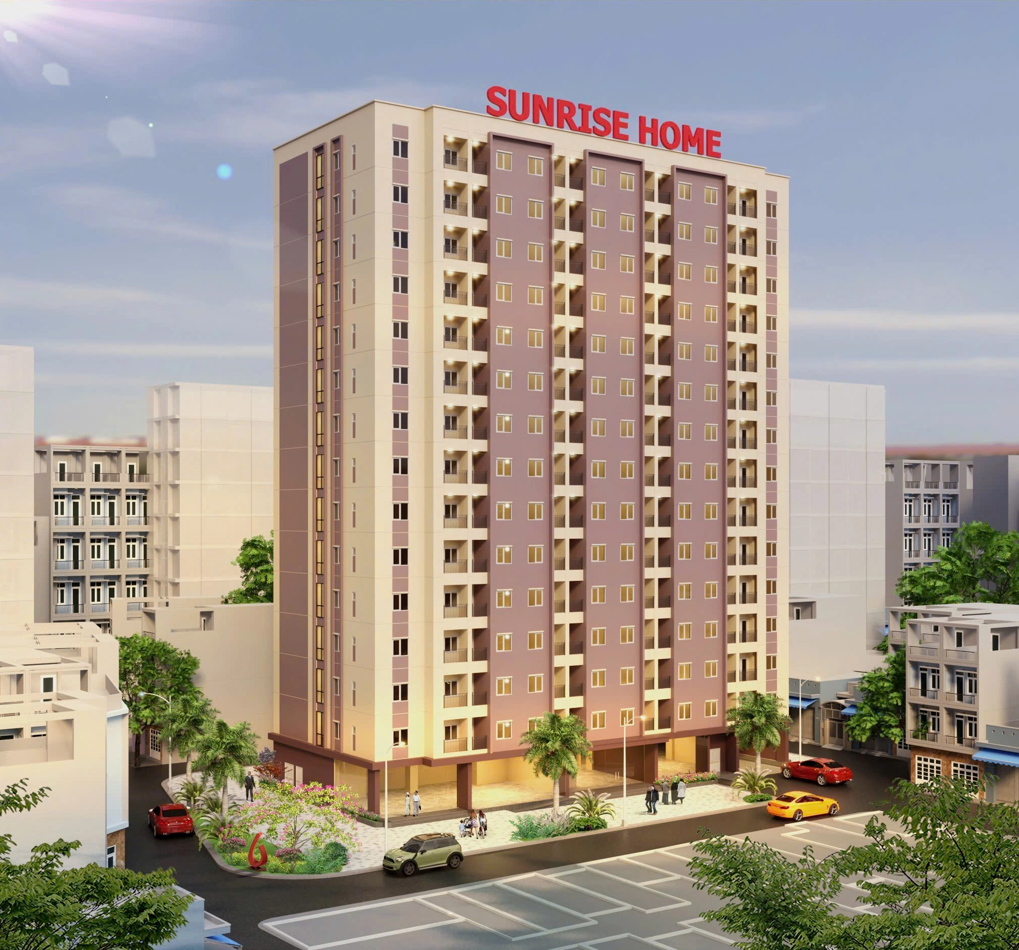 Phối cảnh dự án nhà ở xã hội Sunrise Home Ngọc Hồi