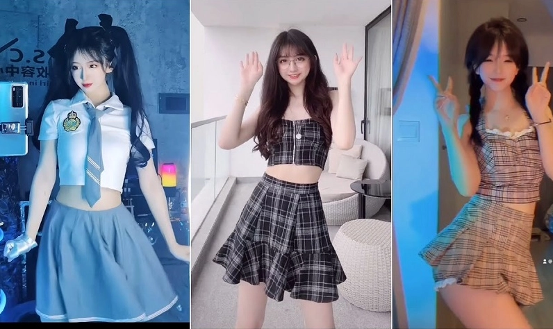 Phong cách thời trang cổ điển mà vẫn hiện đại của cô nàng diện váy sọc ca rô xếp ly tinh tế