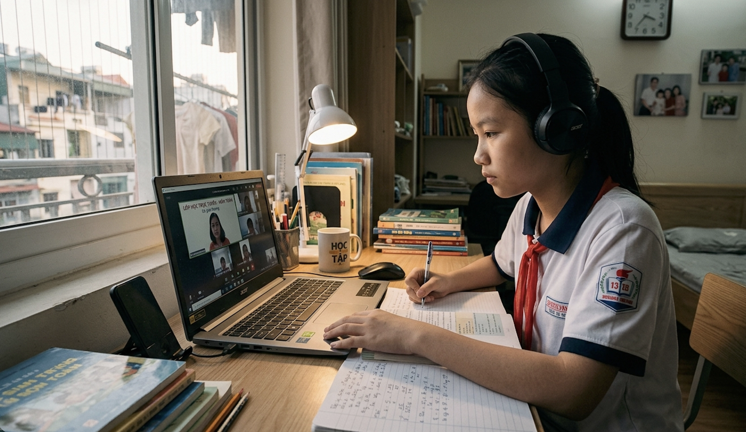 Phương pháp học trực tuyến hiệu quả môn toán hình học