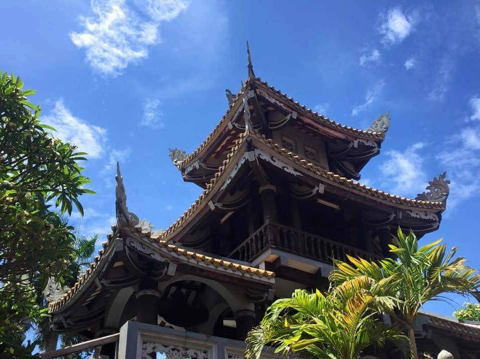 Quang cảnh thanh bình tại ngôi tự viện hiện đang là cơ sở đào tạo Tăng Ni uy tín của tỉnh Nam Định