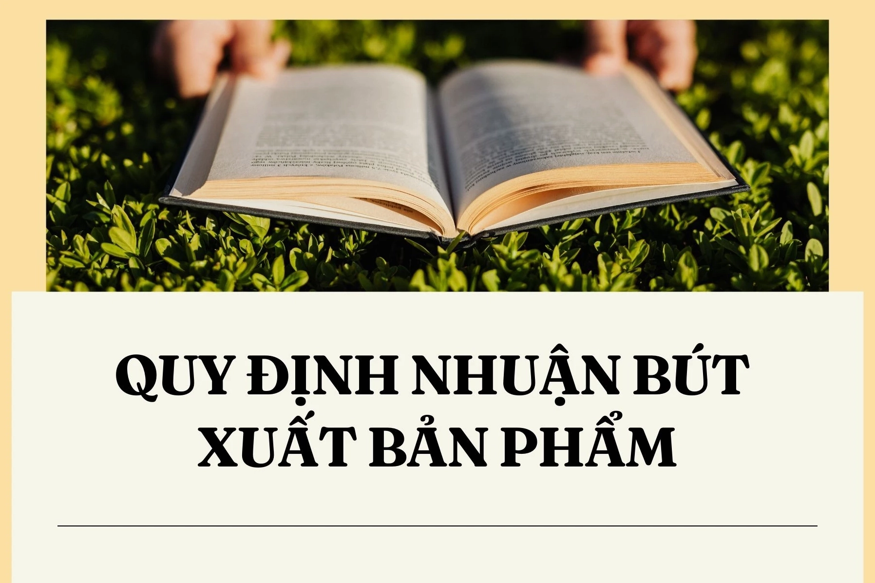 Quy định mức nhuận bút xuất bản phẩm