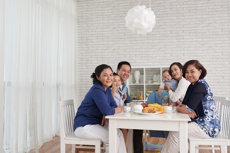 Sơ đồ cách xưng hô chuẩn theo gia đình bên ngoại