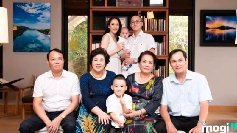 Sơ đồ cách xưng hô cô dì chú bác với gia đình bên nội