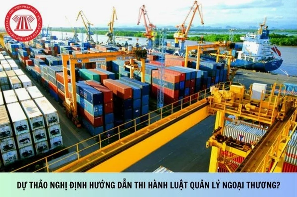 Tài liệu dự thảo về các quy định pháp luật ngoại thương mới