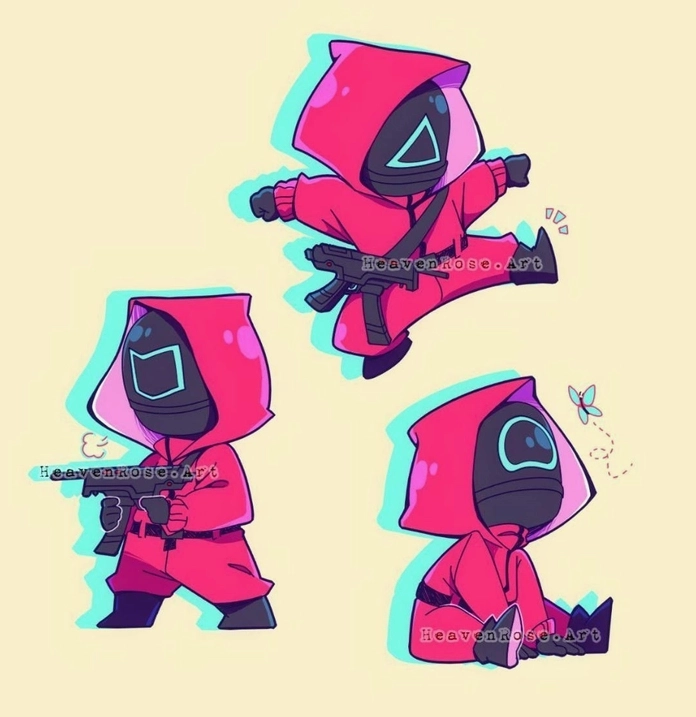 Tải ngay hình nền squid game cute được nhiều bạn trẻ yêu thích nhất hiện nay