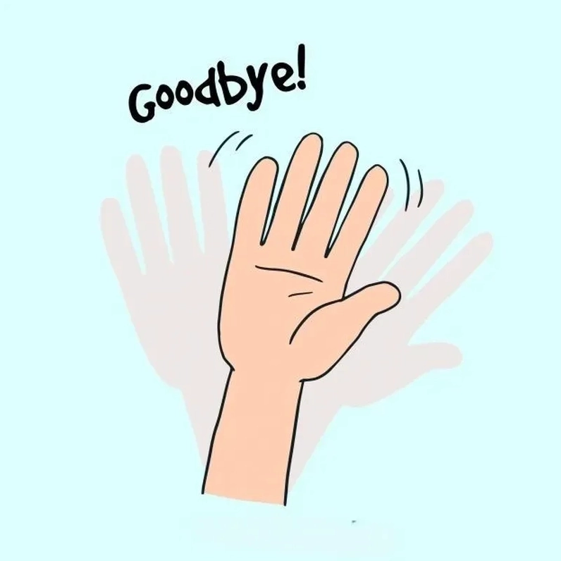 Tạm biệt nhưng vẫn đáng yêu nhờ hình ảnh bye bye