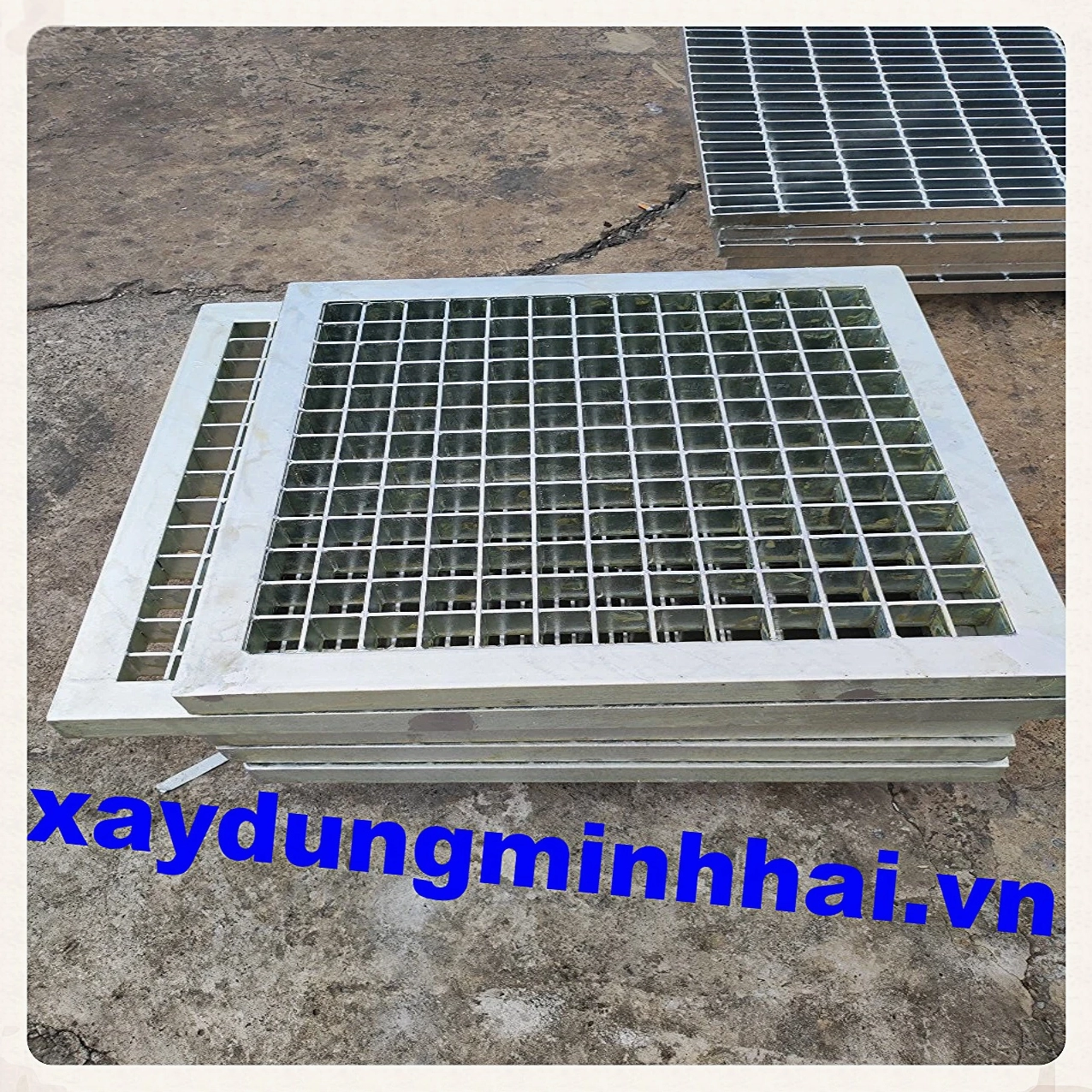 Tấm Sàn Grating Thép Tấm Mạ Kẽm đóng kiện