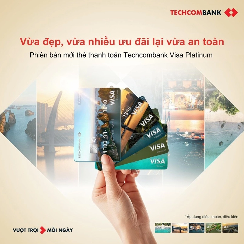 Thẻ thanh toán quốc tế không in mã bảo mật ở mặt sau