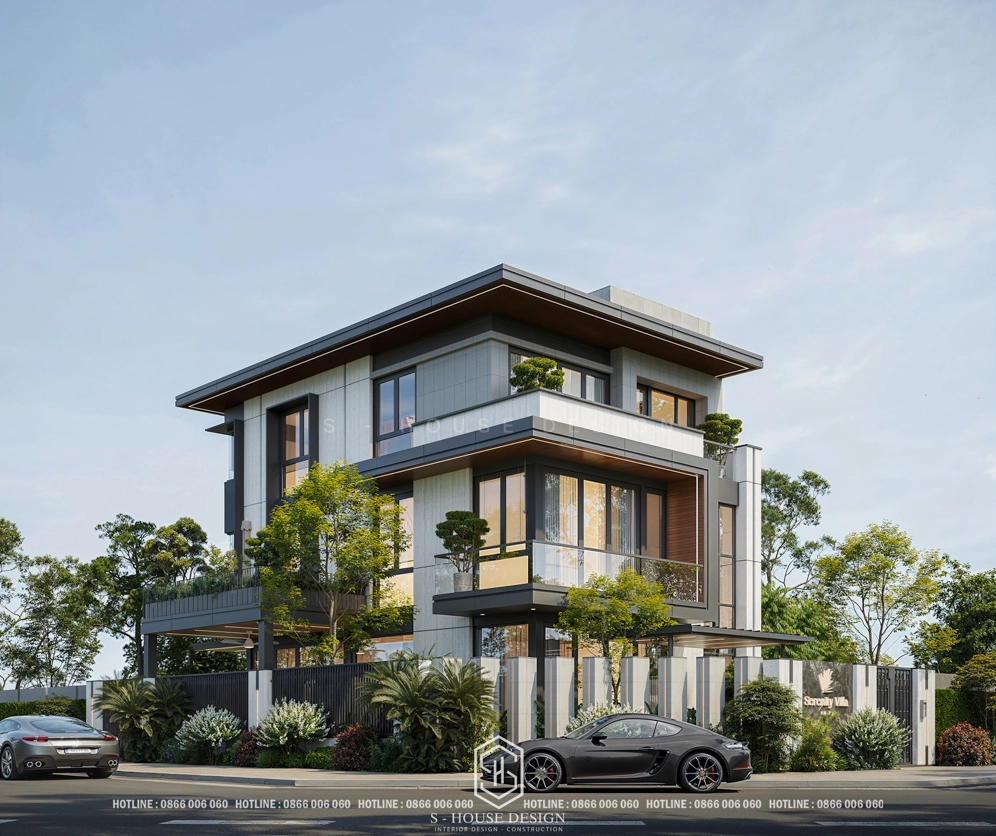 Thiết kế biệt thự diện tích 300m2 đẳng cấp và hiện đại