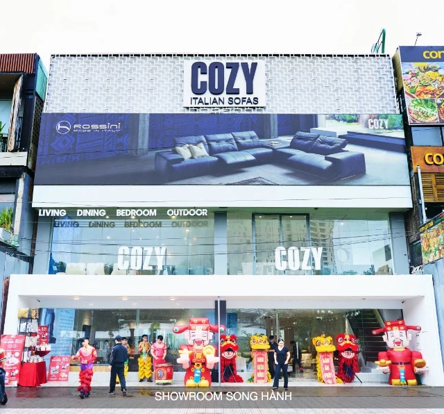 Thiết kế nội thất thông minh tại showroom Cozy Living
