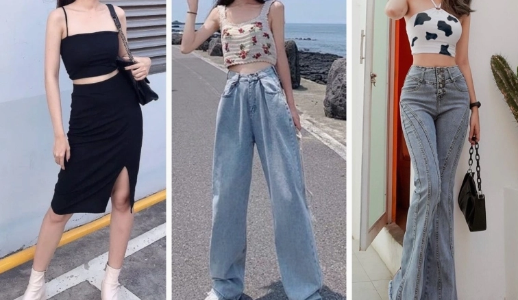 Thời trang dạo phố năng động với áo hai dây croptop sành điệu