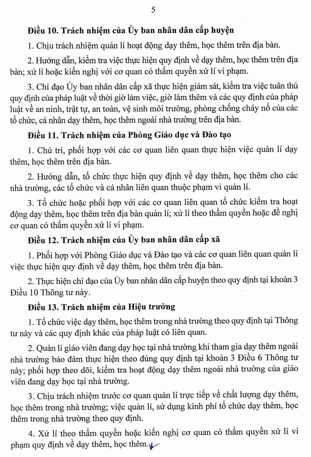 Thông tư 29/2024/TT-BGDĐT quy định về dạy thêm học thêm ảnh 5