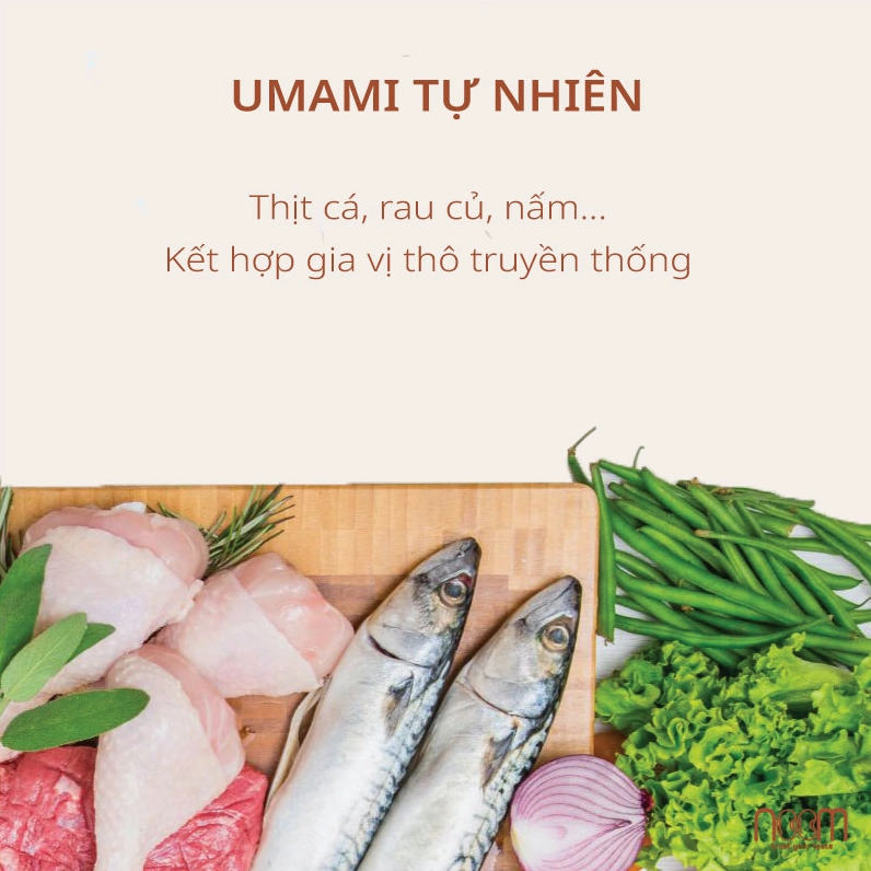 Thực phẩm mang vị umami tự nhiên