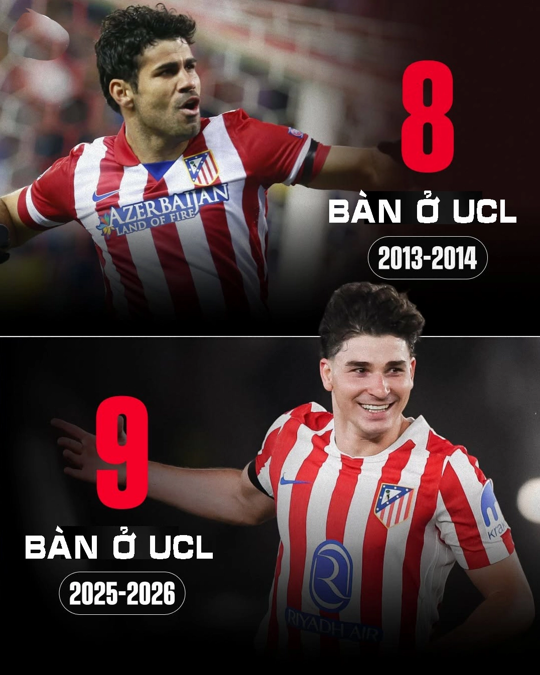 Tiền đạo siêu đẳng Julian Alvarez xứng danh truyền nhân Messi ăn mừng bàn thắng