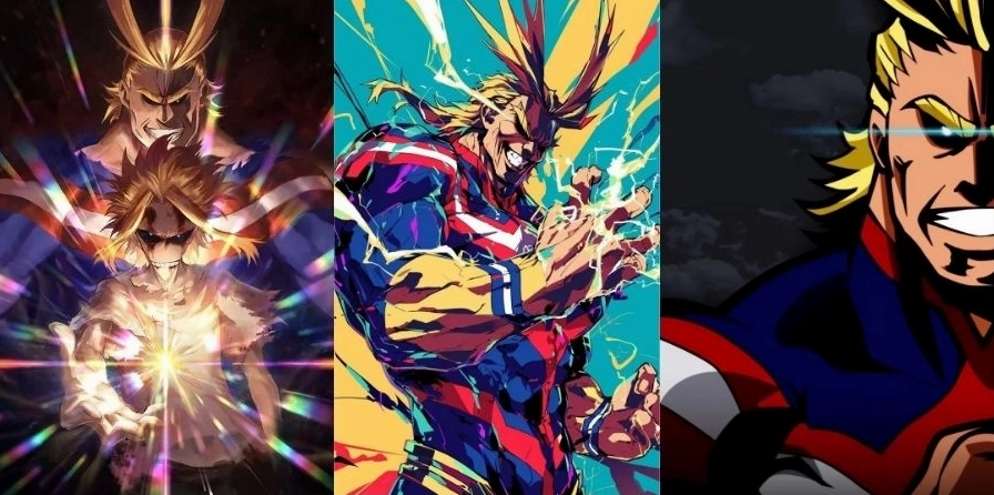 Tiểu sử về All Might với hình dáng mạnh mẽ và nụ cười tự tin