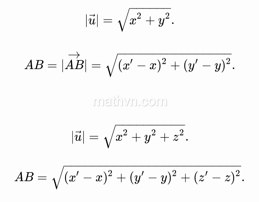 Tính đoạn thẳng AB khi biết tọa độ Cách tính chính xác và nhanh chóng