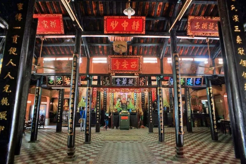 Toàn cảnh Tây An Cổ Tự uy nghi trang nghiêm nhìn từ xa