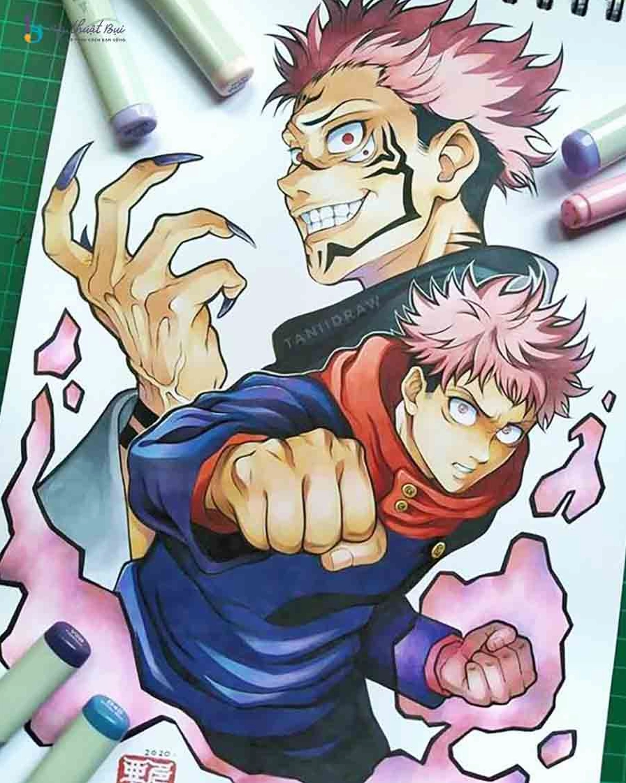 Tranh anime nam lạnh lùng cuốn hút