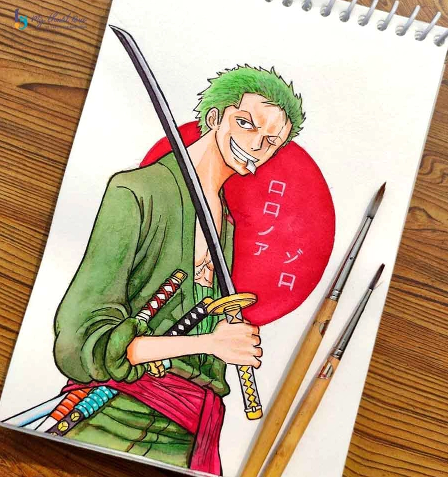 Tranh vẽ anime nam đơn giản nhưng cực ngầu