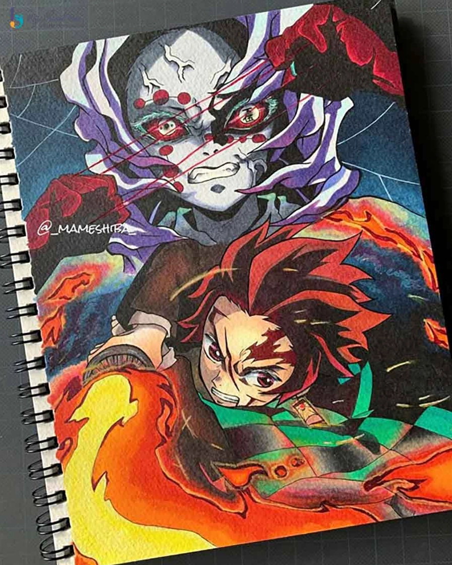 Tranh vẽ anime nam sinh điển trai