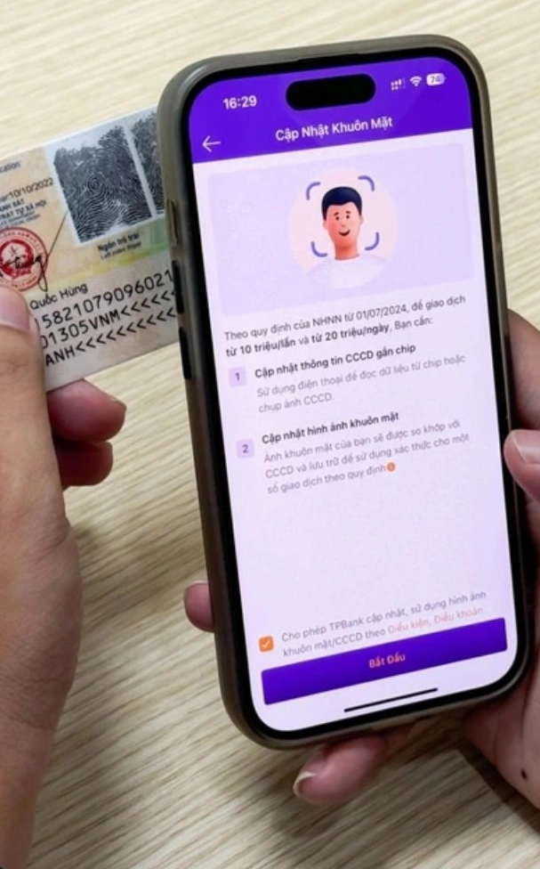 Ứng dụng công nghệ sinh trắc học trong việc xác thực danh tính cá nhân