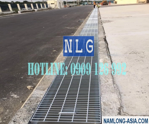 ứng dụng của tấm grating làm nắp mương