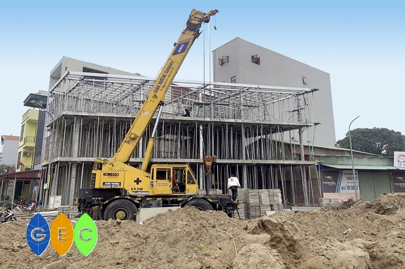 Ứng dụng kết cấu liên hợp thép bọc bê tông trong dân dụng