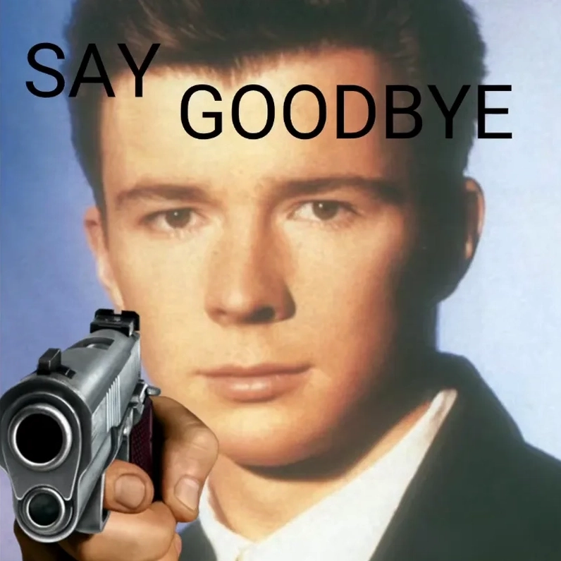 Vui buồn lẫn lộn trong một chiếc tạm biệt meme