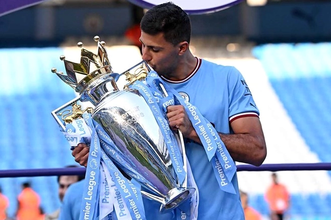 Rodri thi đấu tại Premier League