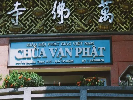 Chùa Vạn Phật - Kiến trúc ấn tượng lưu giữ dấu ấn Phật giáo