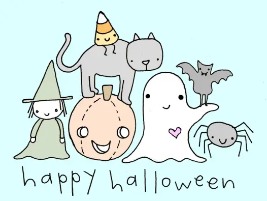 Tải ngay ảnh chibi halloween đẹp độc lạ cực đáng yêu