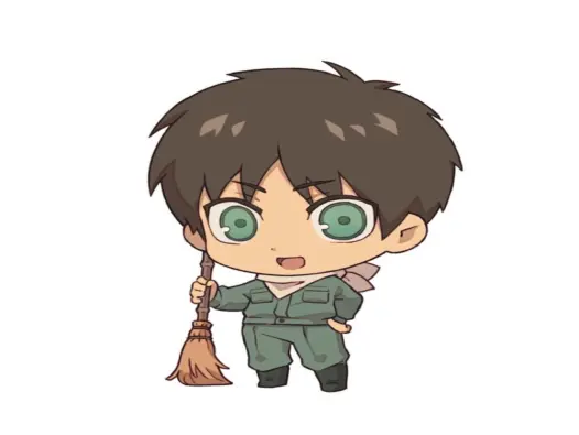 Ảnh Eren chibi dễ thương khiến fan Attack On Titan say mê