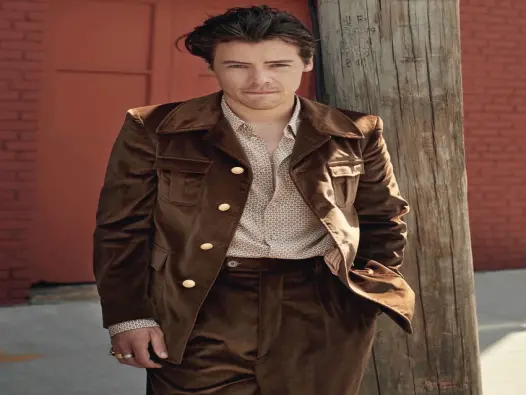 Bộ ảnh Harry Styles với thời trang nổi bật thu hút ánh nhìn